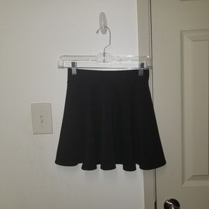 Divided black skater style skirt XS